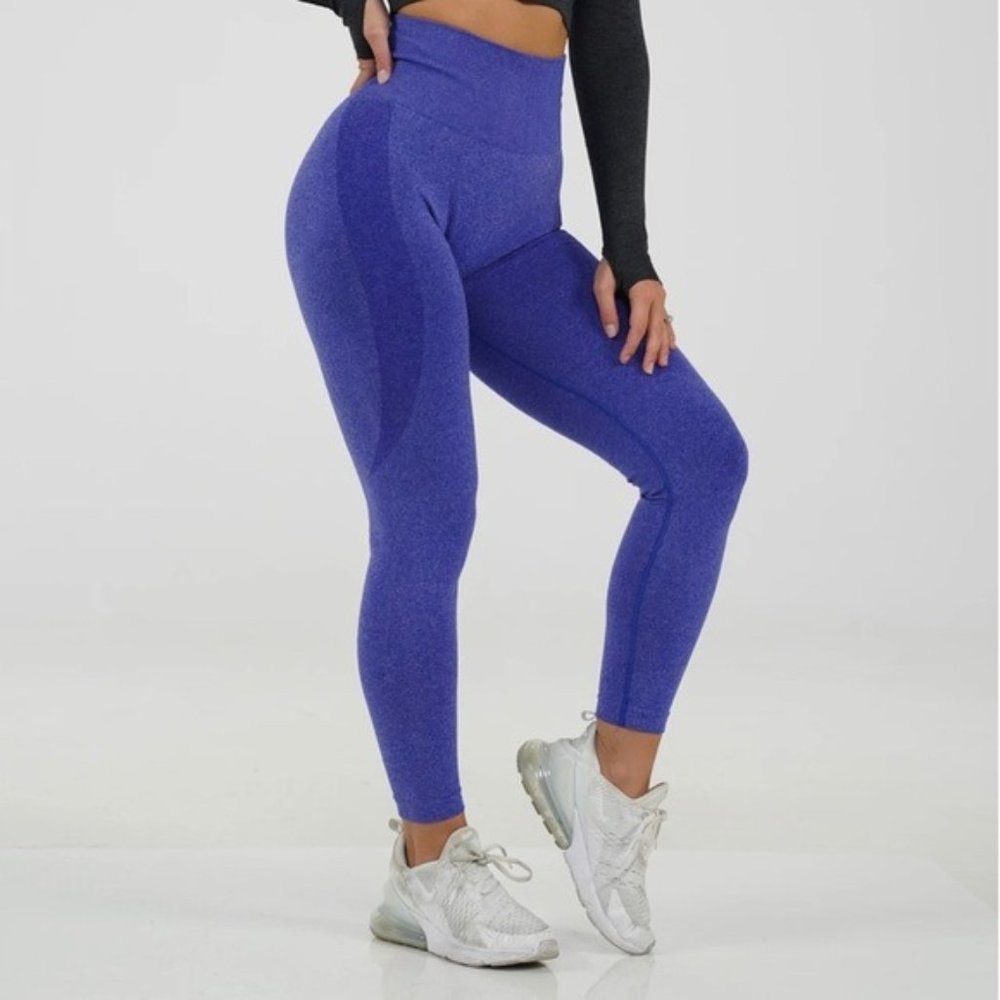 NVGTN Electric Blue Seamless Leggings